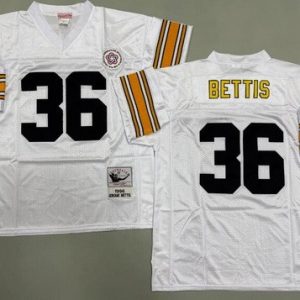 Pittsburgh Steelers #36 Jerome Bettis White 1996 Throwback Jersey