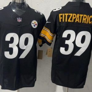 Pittsburgh Steelers #39 Minkah Fitzpatrick Limited Black FUSE Vapor Jersey