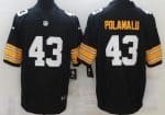 Pittsburgh Steelers #43 Troy Polamalu Limited Black Alternate Vapor Untouchable Jersey