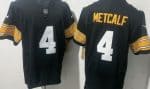 Pittsburgh Steelers #4 DK Metcalf Limited Black Alternate FUSE Vapor Jersey