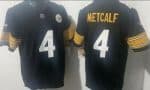 Pittsburgh Steelers #4 DK Metcalf Limited Black FUSE Vapor Jersey