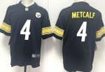 Pittsburgh Steelers #4 DK Metcalf Limited Black Vapor Jersey