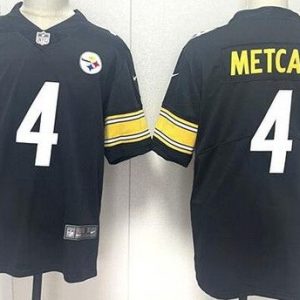 Pittsburgh Steelers #4 DK Metcalf Limited Black Vapor Jersey