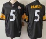 Pittsburgh Steelers #5 Limited Black FUSE Vapor Jersey
