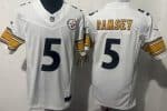Pittsburgh Steelers #5 Limited White FUSE Vapor Jersey