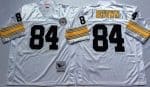 Pittsburgh Steelers #84 Antonio Brown White Throwback Jersey