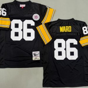 Pittsburgh Steelers #86 Hines Ward Black Alternate 2005 Throwback Jersey