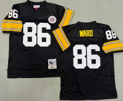 Pittsburgh Steelers #86 Hines Ward Black Alternate 2005 Throwback Jersey