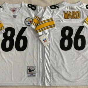 Pittsburgh Steelers #86 Hines Ward White 2005 Throwback Jersey