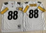 Pittsburgh Steelers #88 Lynn Swann White 1975 Throwback Jersey