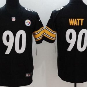 Pittsburgh Steelers #90 TJ Watt Limited Black Vapor Untouchable Jersey
