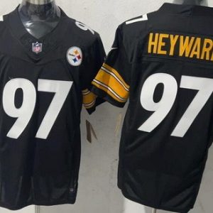 Pittsburgh Steelers #97 Cameron Heyward Limited Black FUSE Vapor Jersey