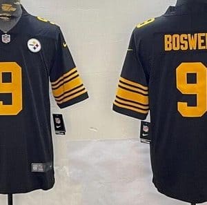 Pittsburgh Steelers #9 Chris Boswell Limited Black Throwback Vapor Jersey