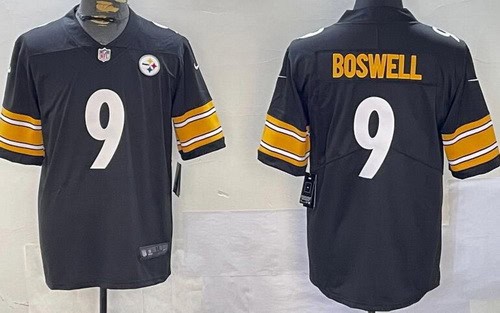 Pittsburgh Steelers #9 Chris Boswell Limited Black Vapor Jersey