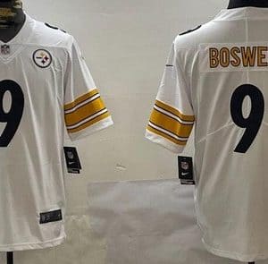 Pittsburgh Steelers #9 Chris Boswell Limited White Vapor Jersey