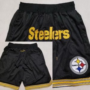 Pittsburgh Steelers Black Just Don Shorts