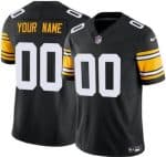 Pittsburgh Steelers Customized Limited Black Alternate FUSE Vapor Jersey