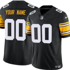 Pittsburgh Steelers Customized Limited Black Alternate FUSE Vapor Jersey