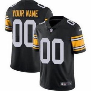 Pittsburgh Steelers Customized Limited Black Alternate Vapor Untouchable Jersey