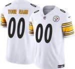 Pittsburgh Steelers Customized Limited White FUSE Vapor Jersey