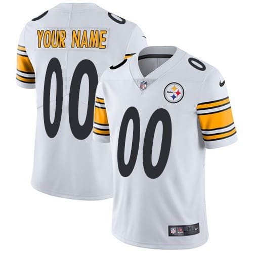 Pittsburgh Steelers Customized Limited White Vapor Untouchable Jersey