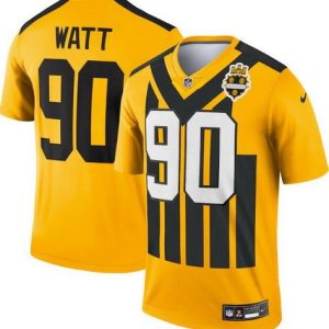 Pittsburgh Steelers Customized Limited Yellow Throwback Vapor Jersey