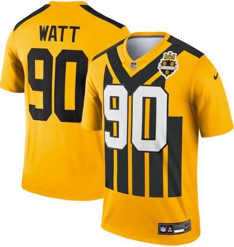 Pittsburgh Steelers Customized Limited Yellow Throwback Vapor Jersey