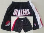 Portland Trail Blazers Black Just Don Swingman Shorts