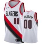 Portland Trail Blazers Custom White Icon Hot Press Jersey