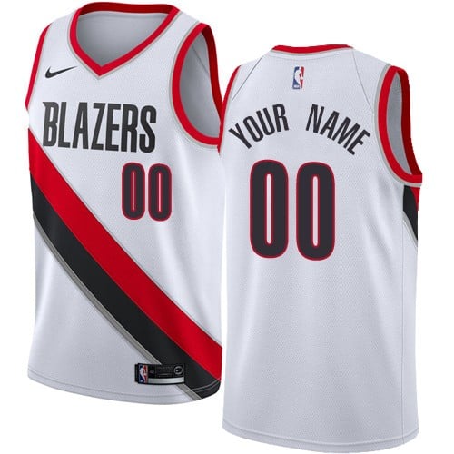 Portland Trail Blazers Customized White Icon Swingman Nike Jersey