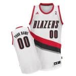 Portland Trail Blazers Customized White Swingman Adidas Jersey