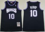 Sacramento Kings #10 Mike Bibby Black 2001 Throwback Swingman Jersey