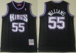 Sacramento Kings #55 Jason Williams Black 1998 Hollywood Classic Swingman Jersey