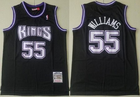 Sacramento Kings #55 Jason Williams Black 1998 Hollywood Classic Swingman Jersey