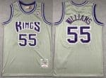 Sacramento Kings #55 Jason Williams Gray 2000 Throwback Swingman Jersey