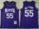 Sacramento Kings #55 Jason Williams Purple 1998 Hollywood Classic Swingman Jersey