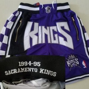 Sacramento Kings Purple Just Don 1994 Swingman Shorts
