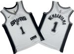 San Antonio Spurs #1 Victor Wembanyama White Icon Swingman Jersey