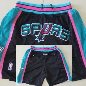 San Antonio Spurs Black Just Don Shorts