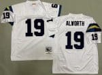 San Diego Chargers #19 Lance Alworth White 1963 Throwback Jersey