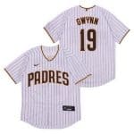 San Diego Padres #19 Tony Gwynn White Cool Base Jersey