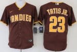 San Diego Padres #23 Fernando Tatis Jr Brown Cool Base Jersey