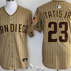 San Diego Padres #23 Fernando Tatis Jr Khaki Limited Jersey