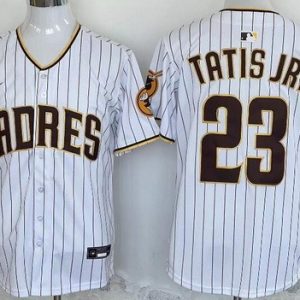 San Diego Padres #23 Fernando Tatis Jr White Limited Jersey