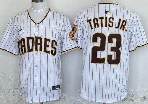 San Diego Padres #23 Fernando Tatis Jr White Limited Jersey