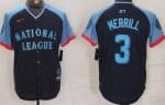 San Diego Padres #3 Jackson Merrill Navy 2024 All Star Limited Jersey
