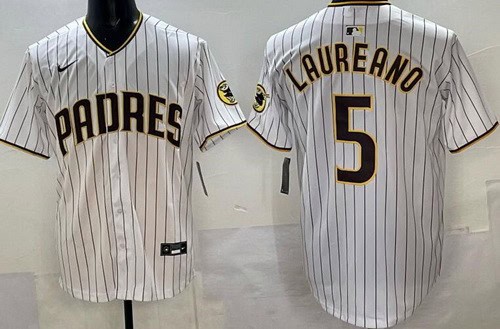 San Diego Padres #5 Ramon Laureano White Limited Jersey