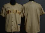 San Diego Padres Blank Khaki Cool Base Jersey