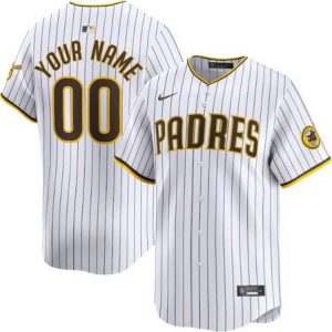 San Diego Padres Customized White Limited Jersey