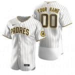 San Diego Padres Customized White Stripes 2020 FlexBase Jersey